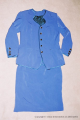 6. Blue silk suit
